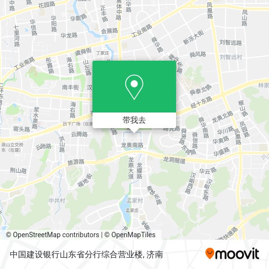 中国建设银行山东省分行综合营业楼地图