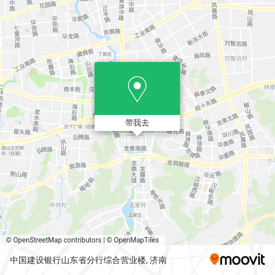 中国建设银行山东省分行综合营业楼地图