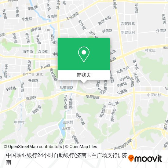 中国农业银行24小时自助银行(济南玉兰广场支行)地图