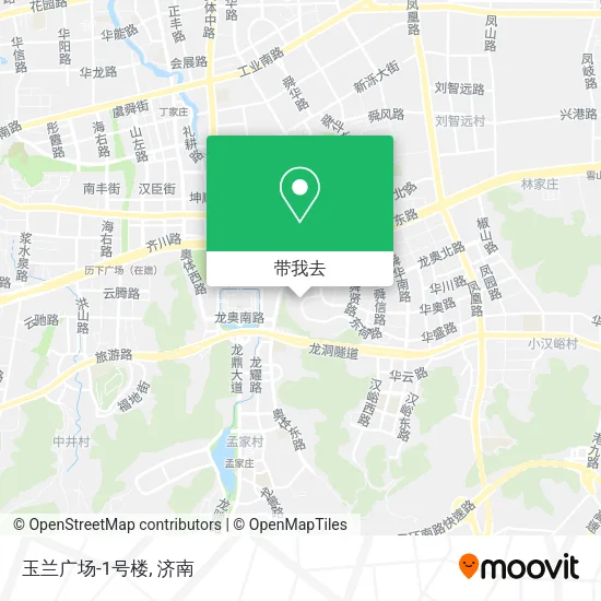 玉兰广场-1号楼地图