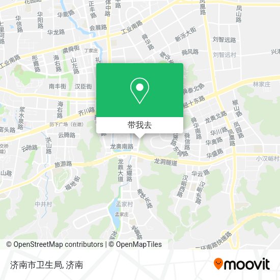 济南市卫生局地图