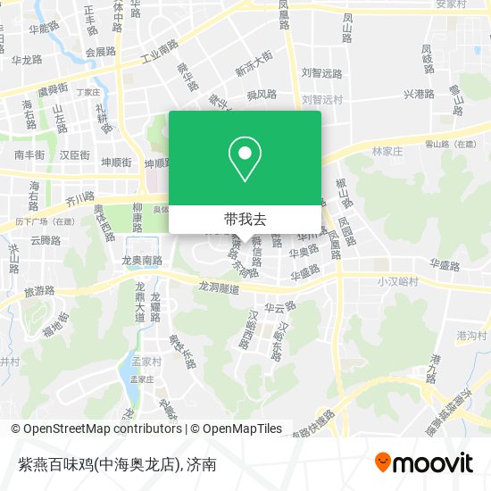 紫燕百味鸡(中海奥龙店)地图