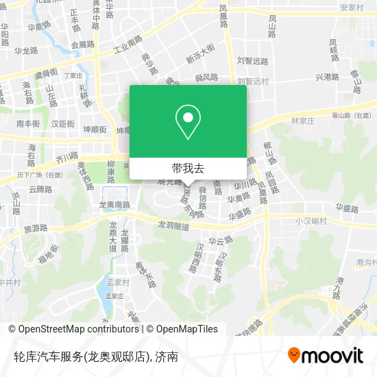 轮库汽车服务(龙奥观邸店)地图