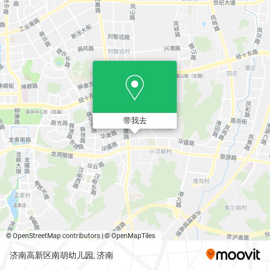济南高新区南胡幼儿园地图