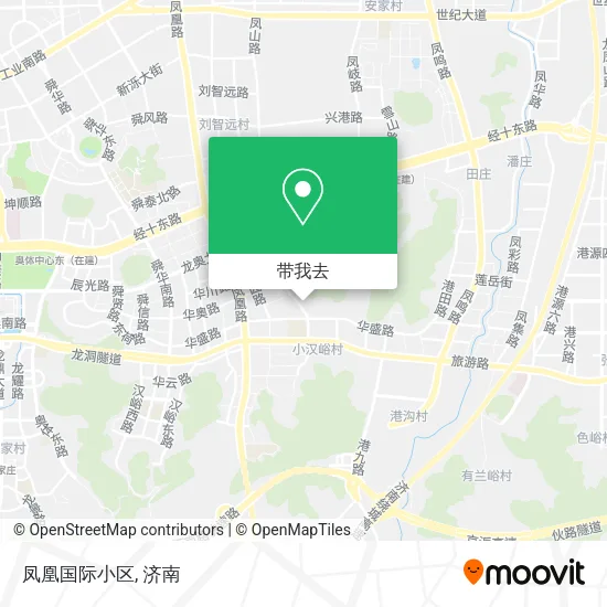 凤凰国际小区地图