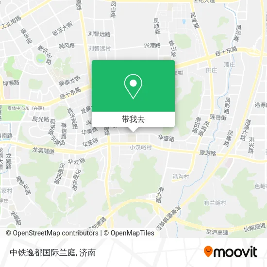 中铁逸都国际兰庭地图