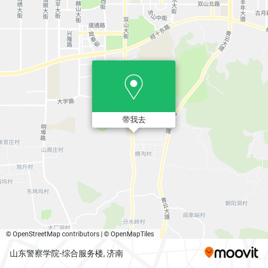 山东警察学院-综合服务楼地图