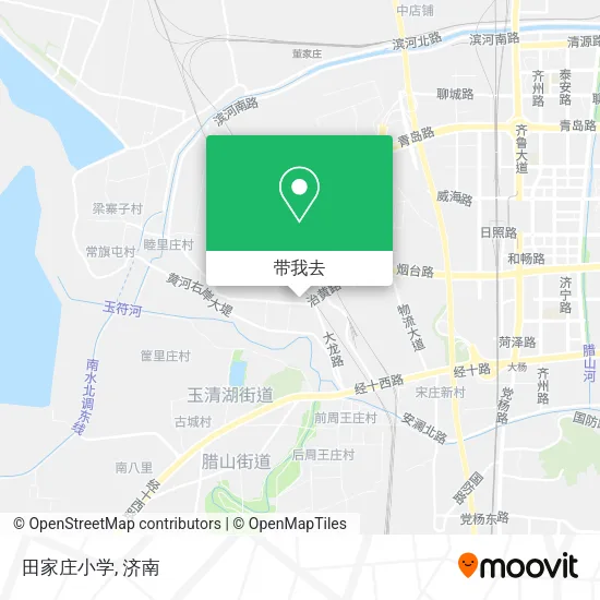 田家庄小学地图