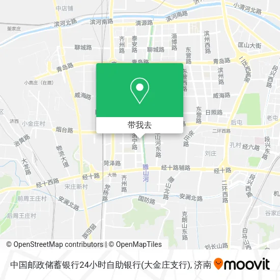 中国邮政储蓄银行24小时自助银行(大金庄支行)地图