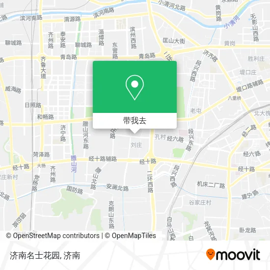 济南名士花园地图