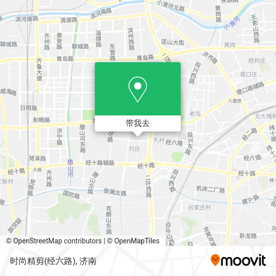 时尚精剪(经六路)地图