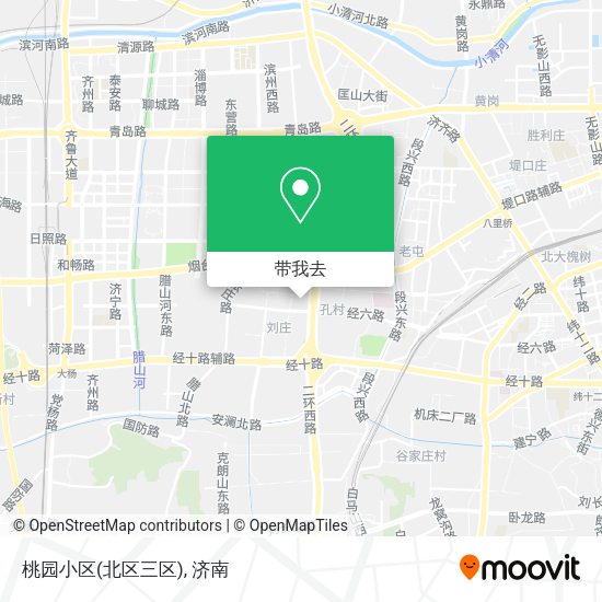 桃园小区(北区三区)地图