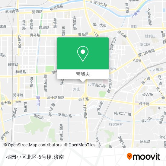 桃园小区北区-6号楼地图