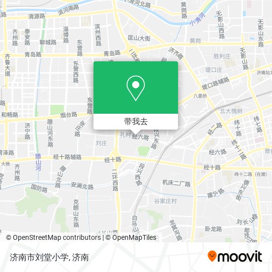 济南市刘堂小学地图