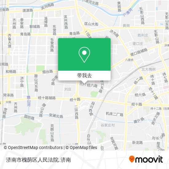 济南市槐荫区人民法院地图