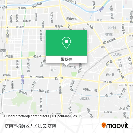 济南市槐荫区人民法院地图