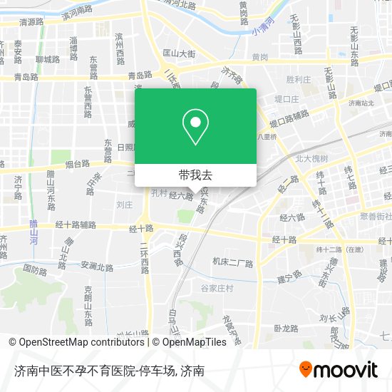 济南中医不孕不育医院-停车场地图