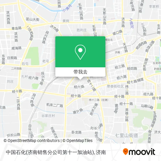 中国石化(济南销售分公司第十一加油站)地图