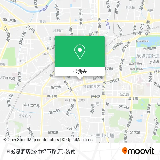 宜必思酒店(济南经五路店)地图