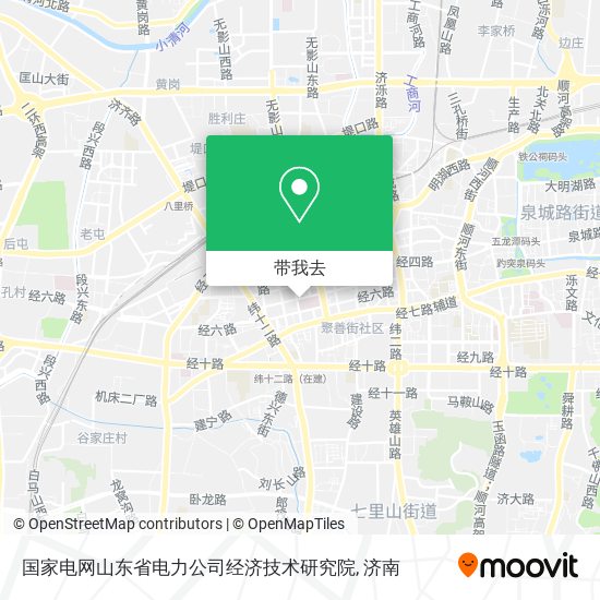 国家电网山东省电力公司经济技术研究院地图