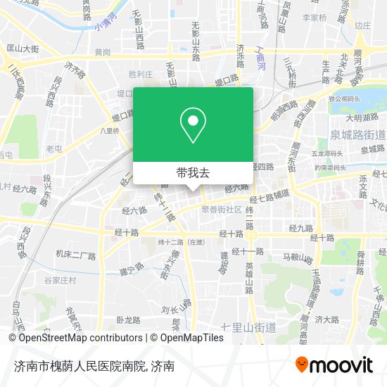 济南市槐荫人民医院南院地图