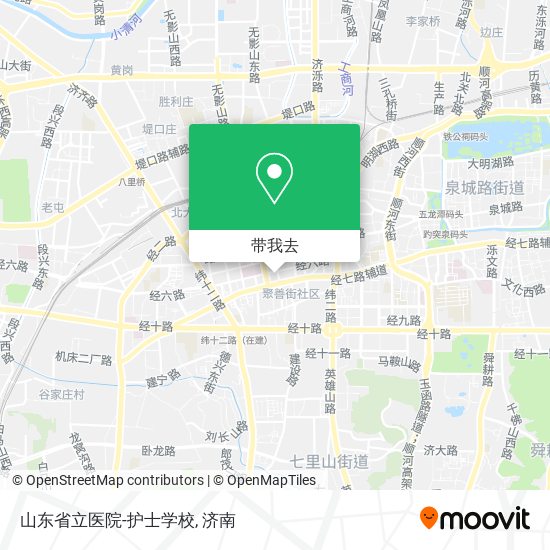 山东省立医院-护士学校地图