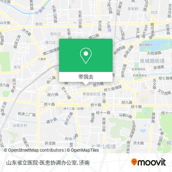 山东省立医院-医患协调办公室地图