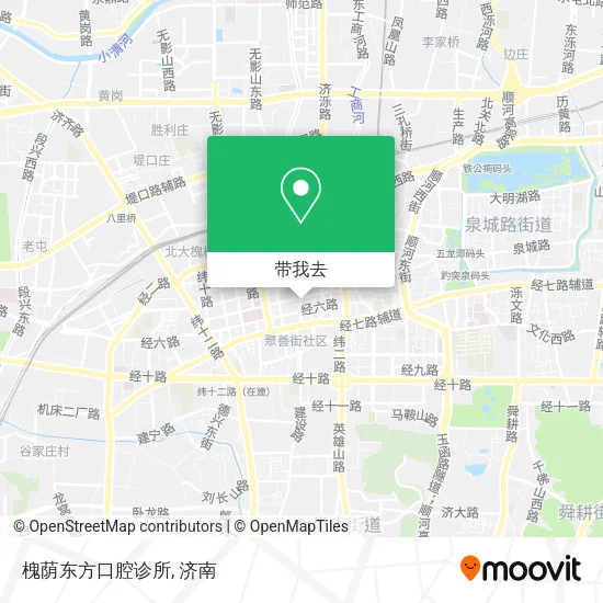 槐荫东方口腔诊所地图