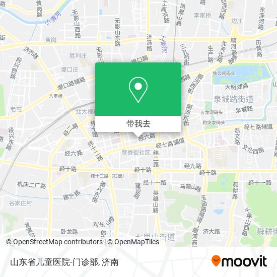 山东省儿童医院-门诊部地图