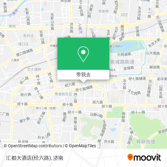 汇都大酒店(经六路)地图