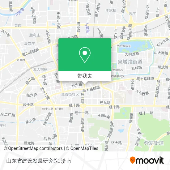 山东省建设发展研究院地图