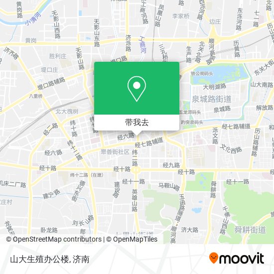 山大生殖办公楼地图