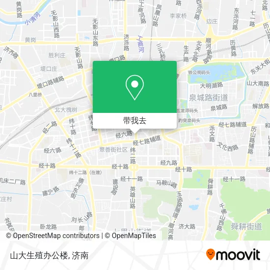 山大生殖办公楼地图