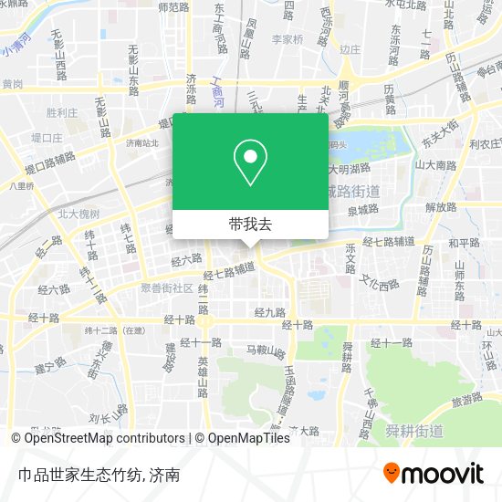巾品世家生态竹纺地图
