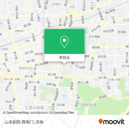 山东剧院-西南门地图