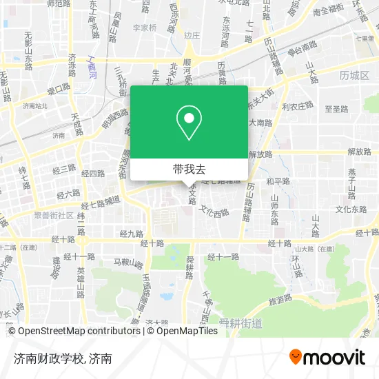 济南财政学校地图