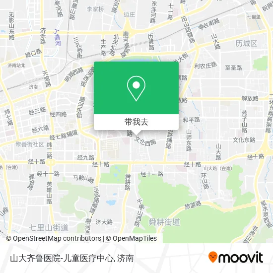 山大齐鲁医院-儿童医疗中心地图