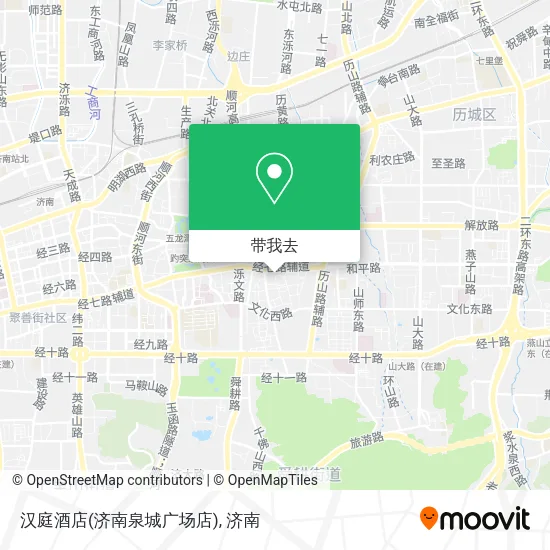 汉庭酒店(济南泉城广场店)地图