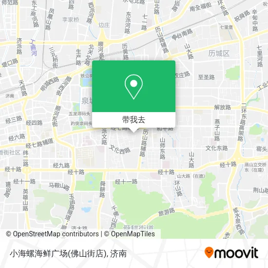 小海螺海鲜广场(佛山街店)地图