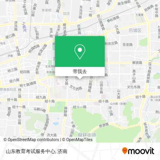 山东教育考试服务中心地图