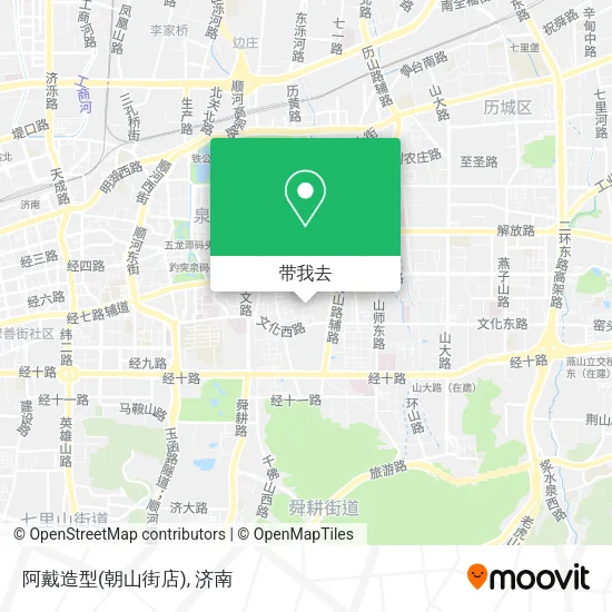 阿戴造型(朝山街店)地图