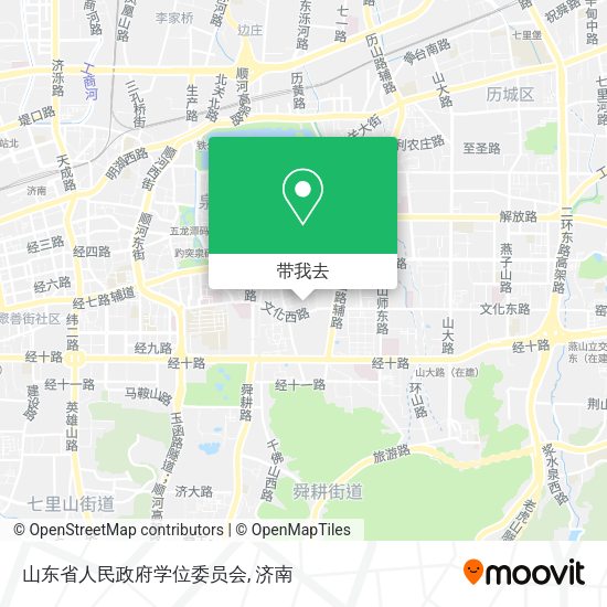 山东省人民政府学位委员会地图