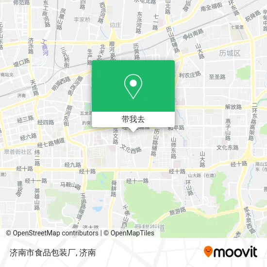 济南市食品包装厂地图