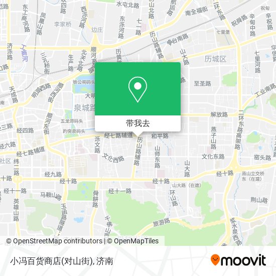 小冯百货商店(对山街)地图