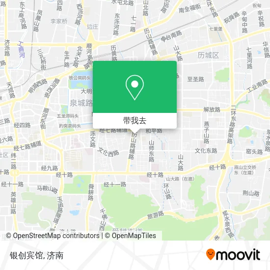 银创宾馆地图