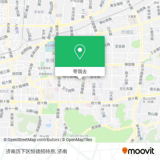 济南历下区恒德招待所地图