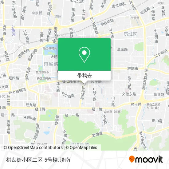 棋盘街小区二区-5号楼地图