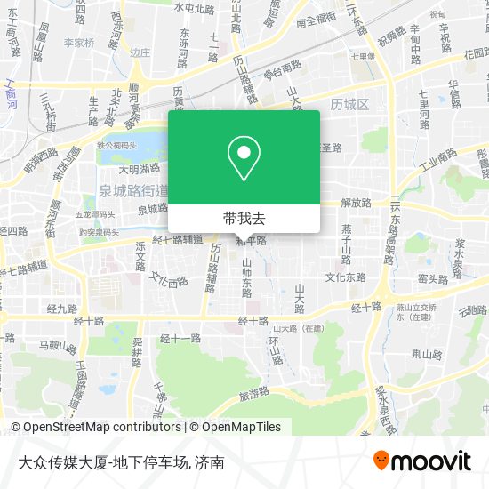 大众传媒大厦-地下停车场地图