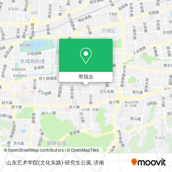 山东艺术学院(文化东路)-研究生公寓地图