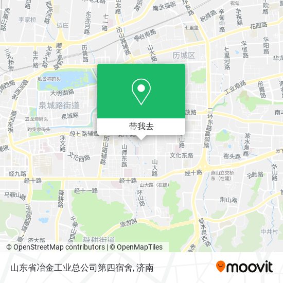 山东省冶金工业总公司第四宿舍地图